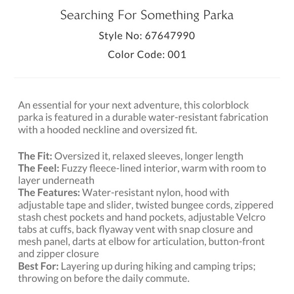 FP Movement Searching For Something Parka Free People - Picture 6 of 17